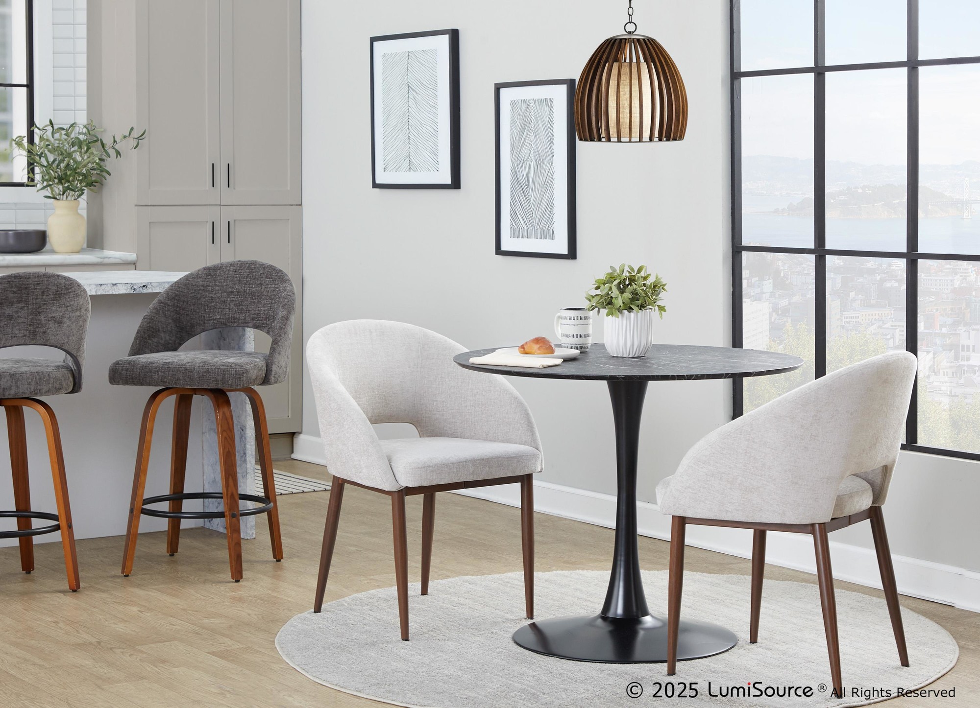Renee Upholstered 30" Fixed-height Barstool - Set Of 2